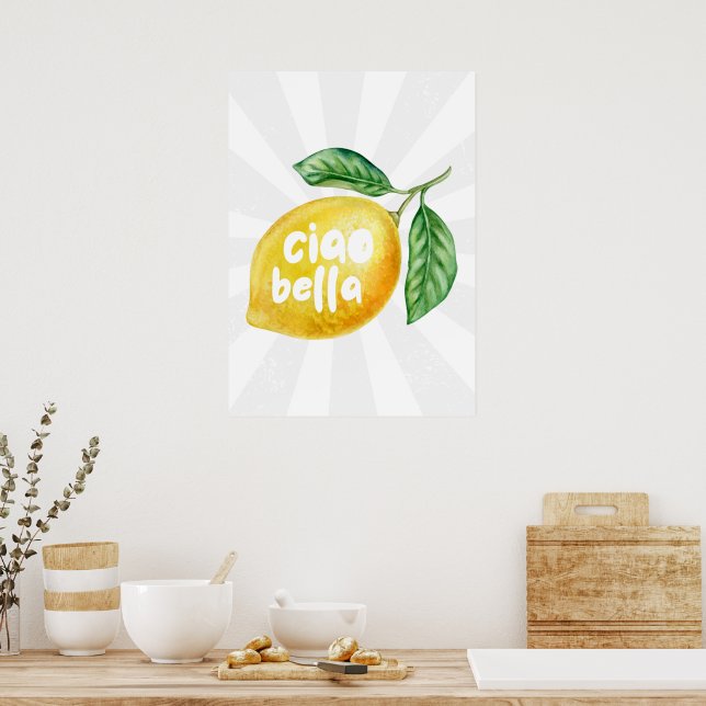 Ciao bella poster (Kök)