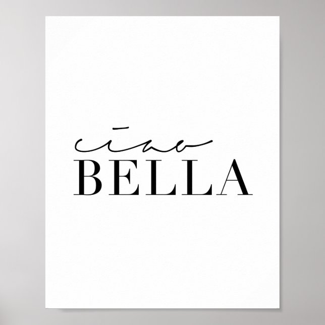 Ciao Bella Poster (Framsidan)