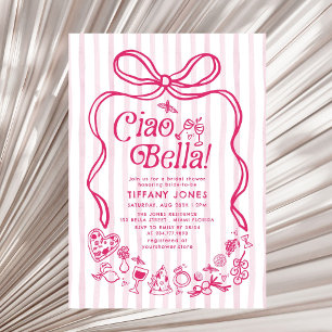 Ciao Bella Rosa Italy Lemons Möhippa Inbjudningar