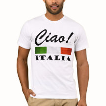 Ciao! Flagga för italien Italia Tricolore för grön