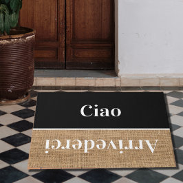 Ciao - hälsning på italienska no4 Doormat