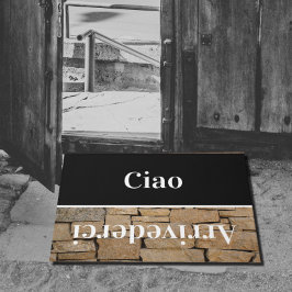 Ciao - hälsning på italienska no 5 Doormat