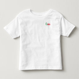 Ciao - handskriven hälsning på italienska t shirt