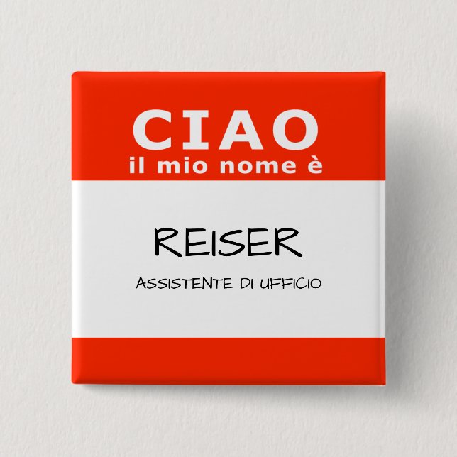 CIAO il mio nome e Knapp (Framsida)