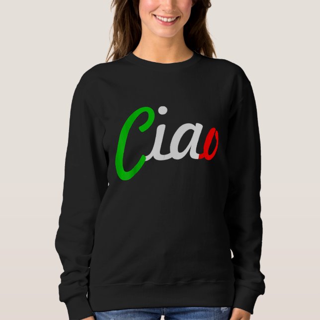 Ciao Italian Greeting Italy Language Tee (Framsida)