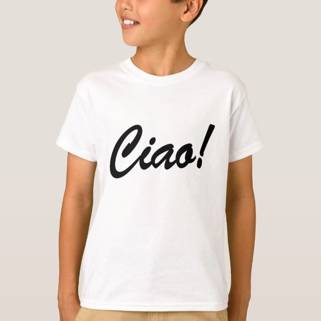 Ciao-italienareskjorta Tee (Framsida)