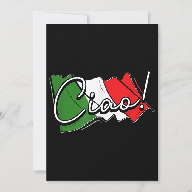 Ciao! - Italienska och europeiska Venedig Scooter  Inbjudningar (Framsida)