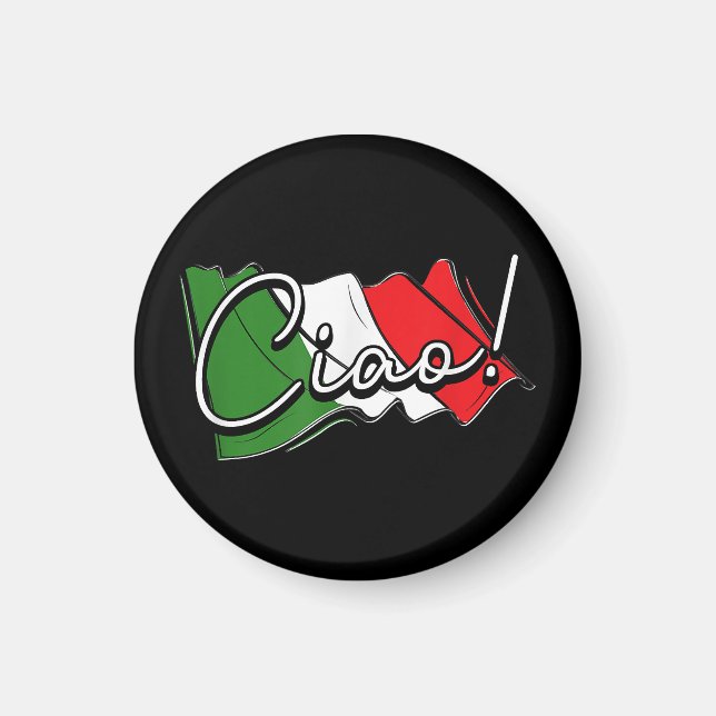 Ciao! - Italienska och europeiska Venedig Scooter  Magnet (Framsidan)