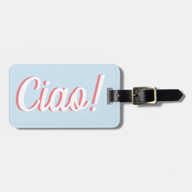 Ciao Luggage Tag Bagagebricka (Horisontell Framsida)