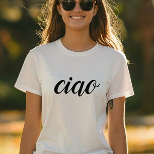 Ciao, modern Italien T Shirt