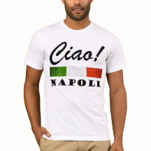 Ciao! Napoli Tricolore Italiana Flagga Neapel Ital