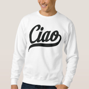 Ciao Script (svart) Lång Ärmad Tröja