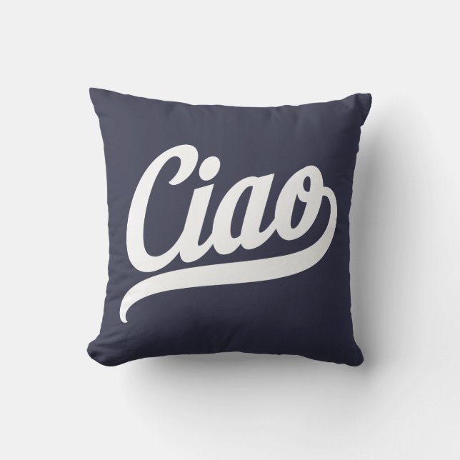 Ciao Script (vit) Kudde (Framsida)