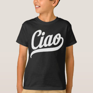 Ciao Script (vit) T Shirt