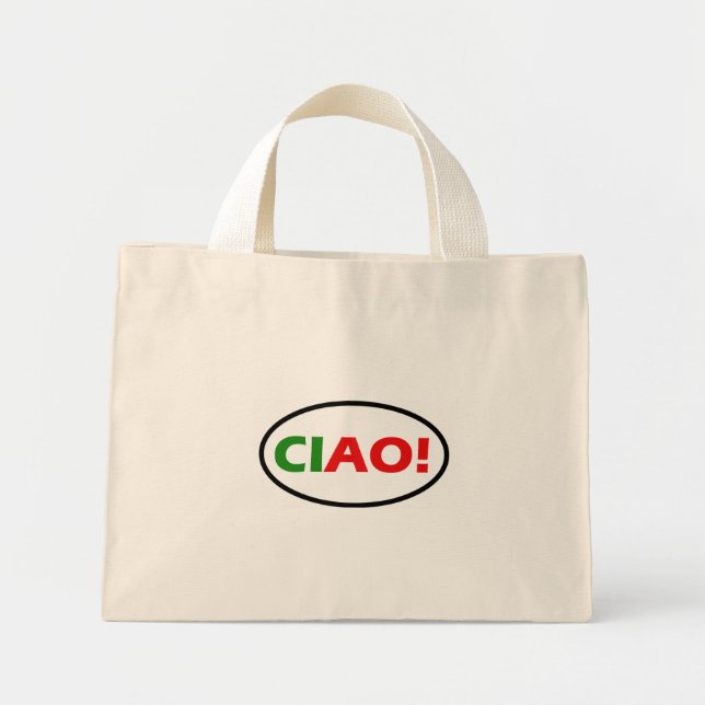 Ciao! Tote Bag Mini Tygkasse (Framsidan)