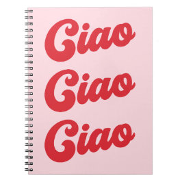 Ciao Upprepande text Anteckningsbok