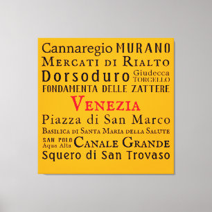Ciao Venezia! canvastavla