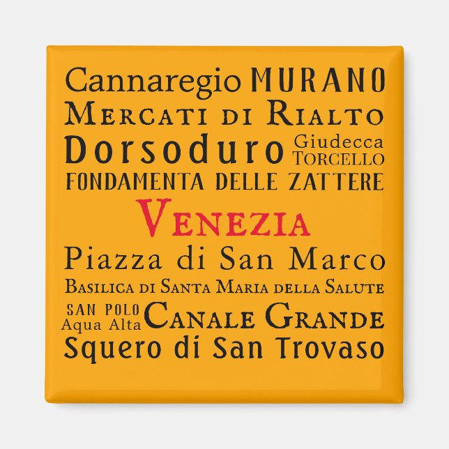 Ciao Venezia! Magnet (Framsidan)