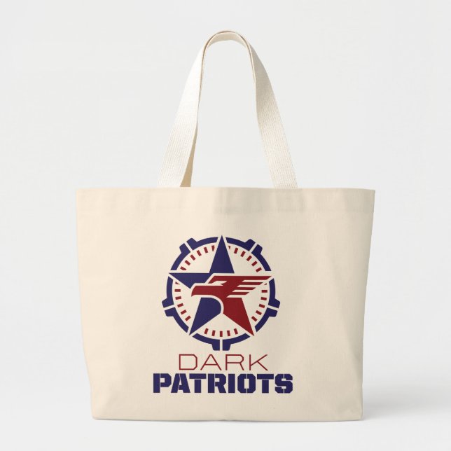Ciara St James Dark Patriots Totebag Jumbo Tygkasse (Framsidan)