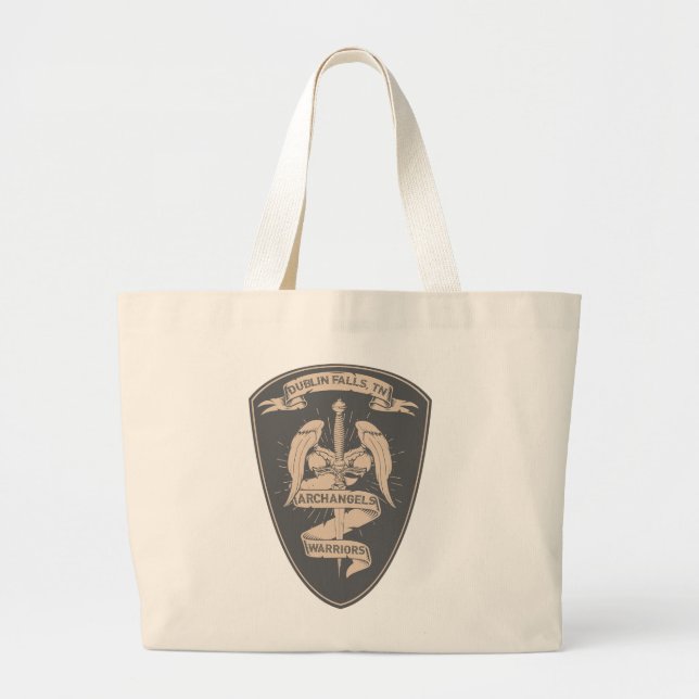 Ciara St James Dublin Falls Totebag Jumbo Tygkasse (Framsidan)