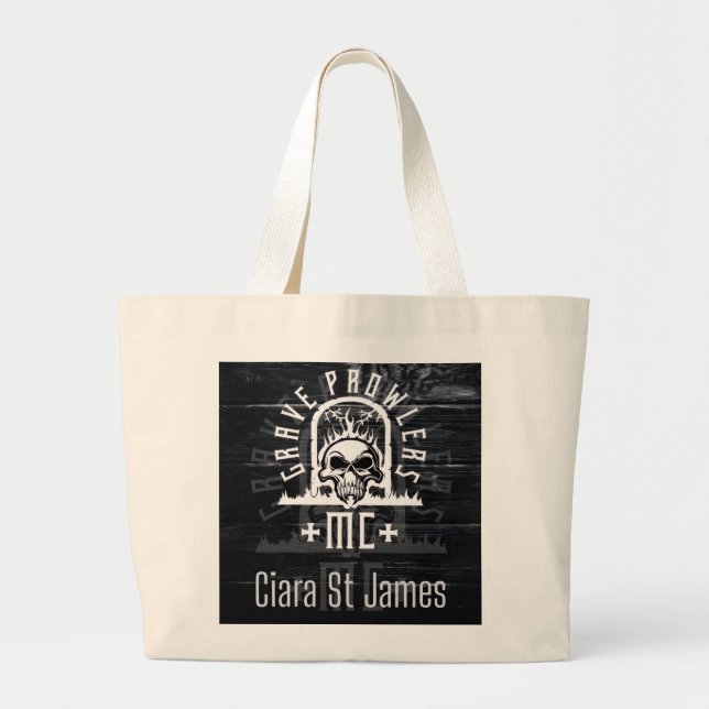 Ciara St James Grave Prowlers Totebag Jumbo Tygkasse (Framsidan)