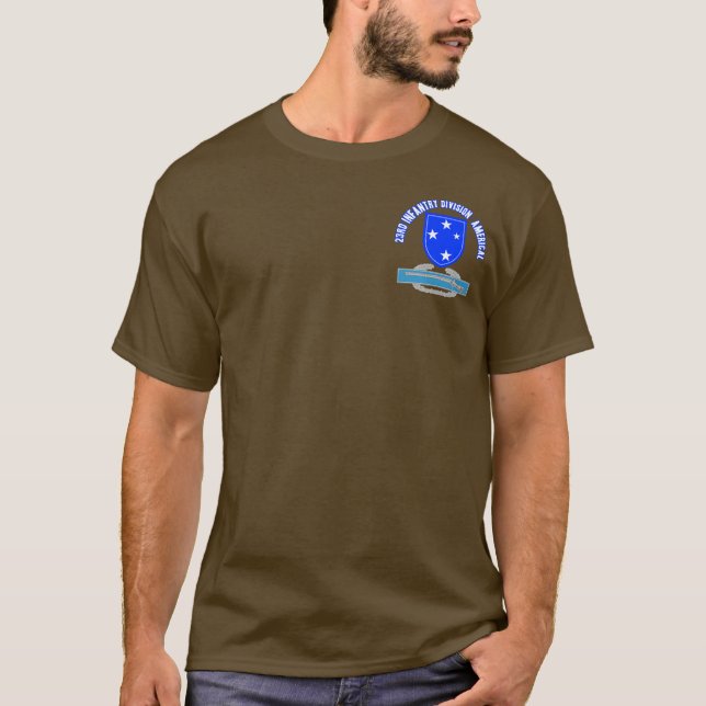 CIB 23 Inf Div (Americal) T Shirt (Framsida)
