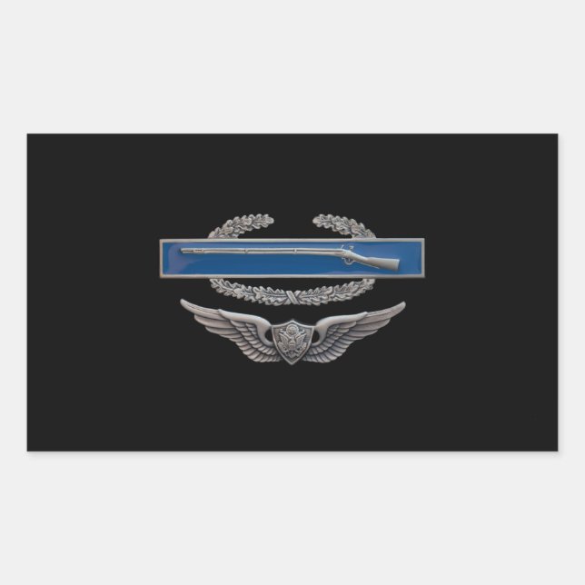 CIB Aviation Rektangulärt Klistermärke (Framsida)