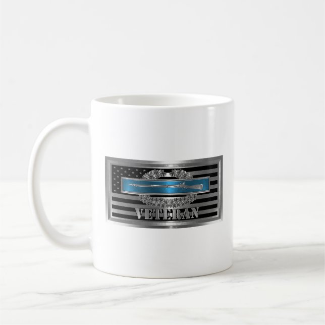 CIB Combat Infantry Badge Kaffemugg (Vänster)