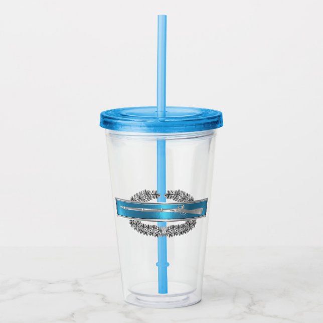 CIB Combat Veteran-Combat Infantryman Badge Take Away Mugg (Framsida)