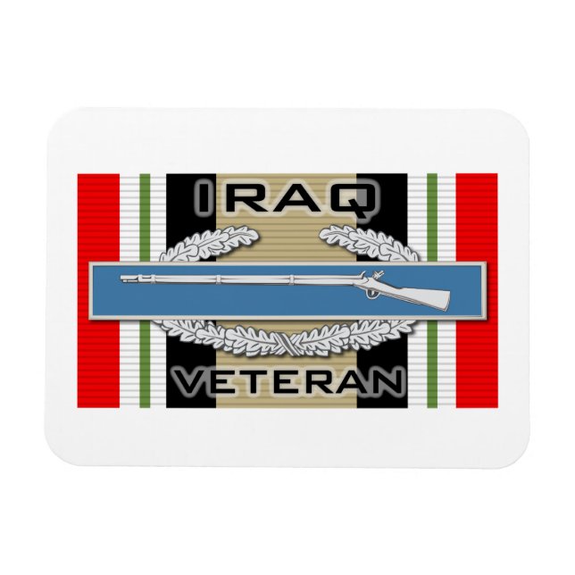 CIB Irak Veteran Magnet (Horisontell)