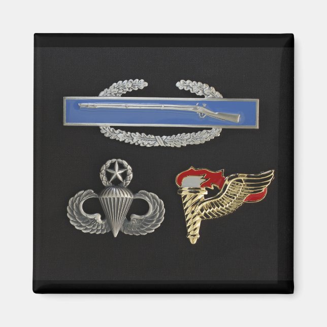 CIB Master Airborne Pathfinder Magnet (Framsidan)