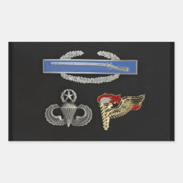 CIB Master Airborne Pathfinder Rektangulärt Klistermärke