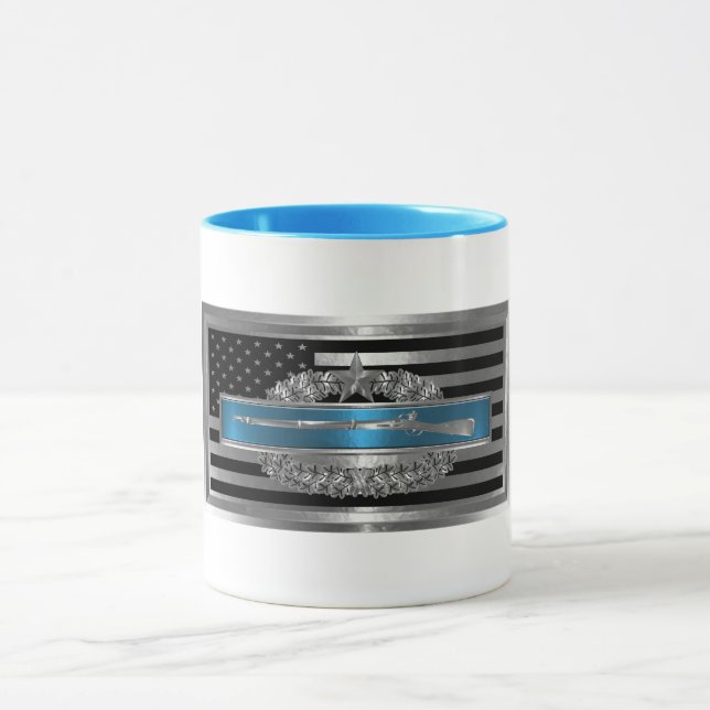 CIB med Combat Star Mugg (Center)