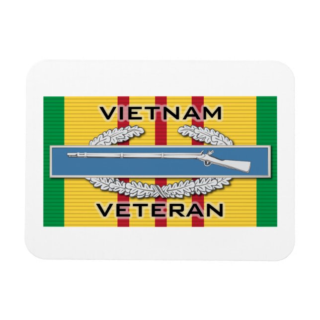 CIB Vietnam Veteran Magnet (Horisontell)