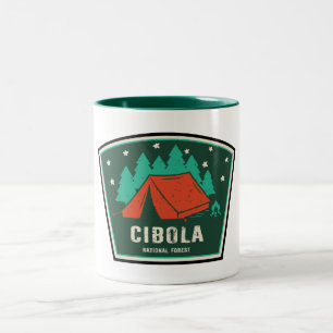 Cibola National Forest Camping Två-Tonad Mugg
