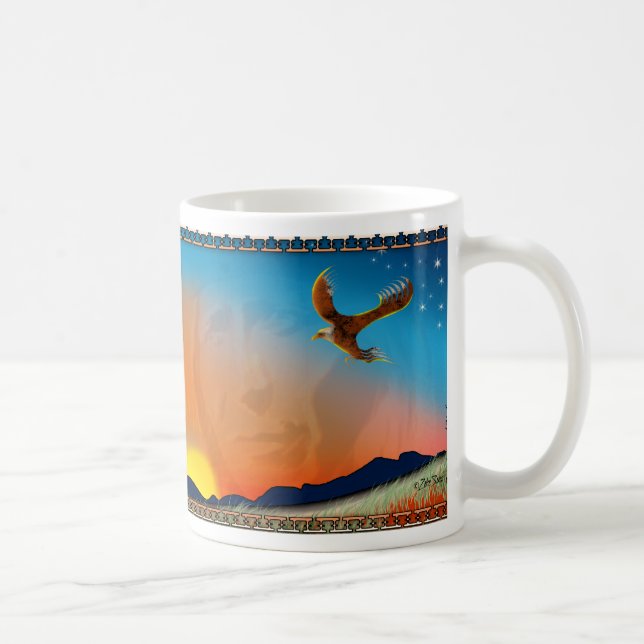 Cibola på solnedgången kaffemugg (Höger)