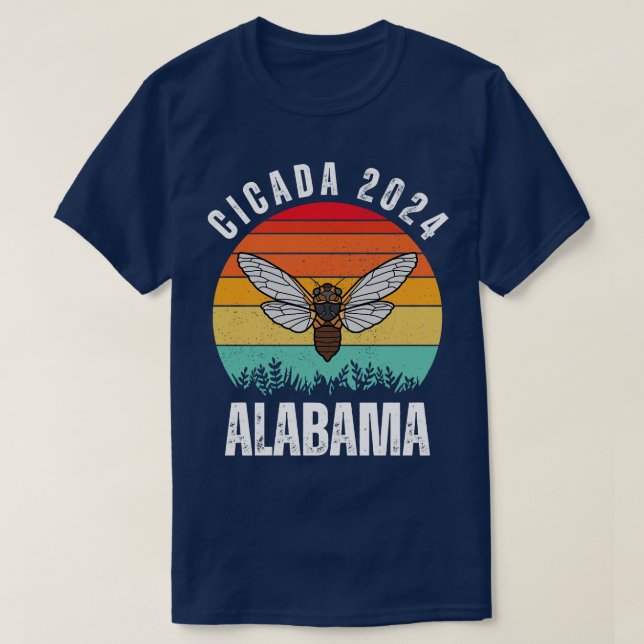 Cicada 2024 Alabama TShirt T Shirt (Design framsida)
