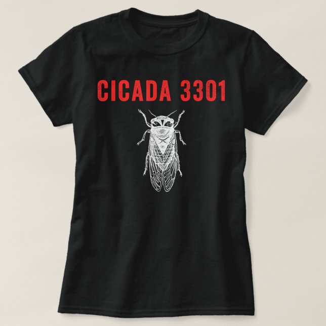Cicada 3301 Cicada Enthusiast Cicada Emergence Rol T Shirt (Design framsida)