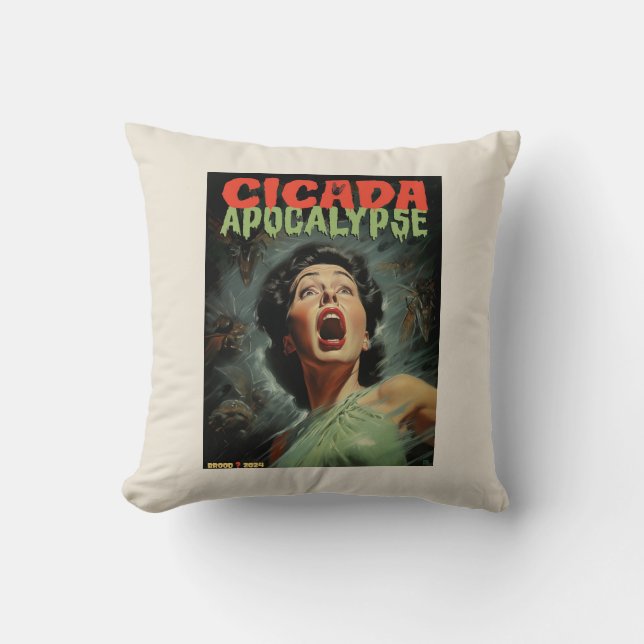 Cicada Apocalypse 2024 Kudde (Framsida)