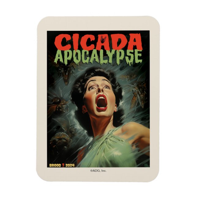 Cicada Apocalypse 2024 Magnet (Vertikal)