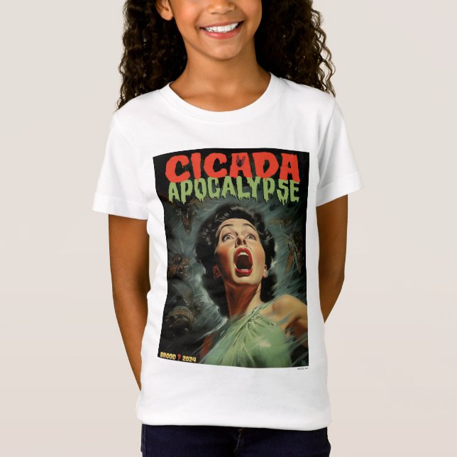 Cicada Apocalypse 2024 T Shirt (Framsida)