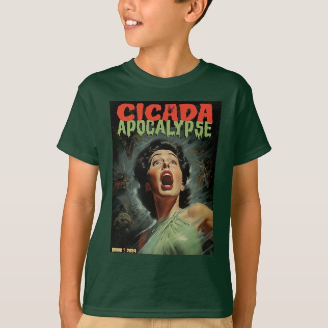 Cicada Apocalypse 2024 T Shirt (Framsida)