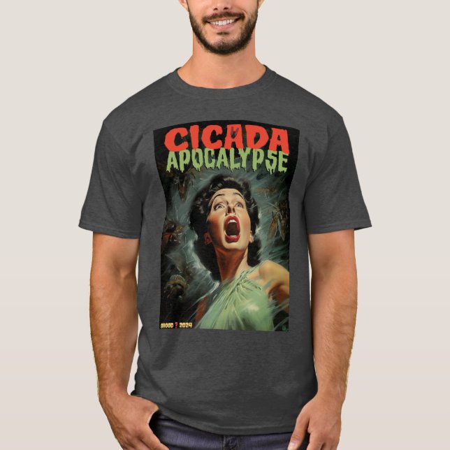 Cicada Apocalypse 2024 T Shirt (Framsida)