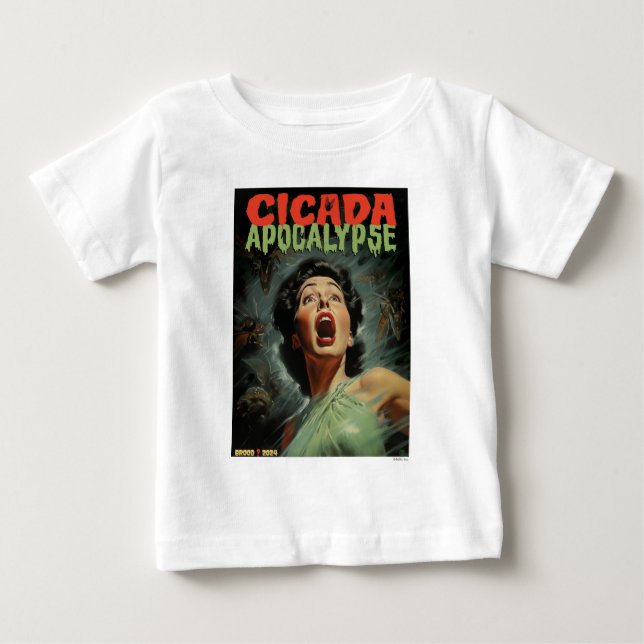 Cicada Apocalypse 2024 T Shirt (Framsida)