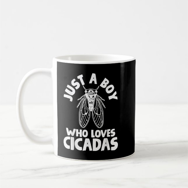 Cicada är bara en pojke som Kärlek Cicadas Kaffemugg (Vänster)