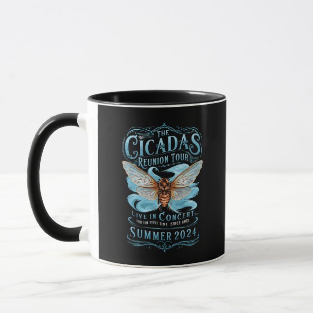 Cicada Återförening USA-turné 2024 Cicada-konsert Mugg (Vänster)