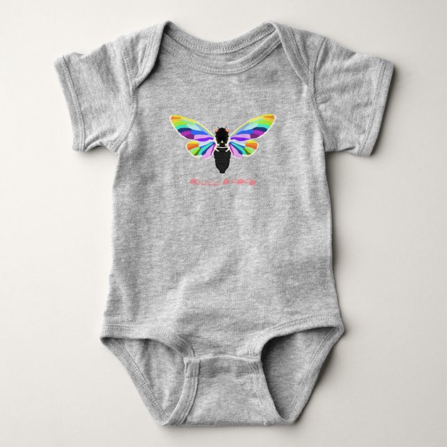 Cicada Baby Outfit T Shirt (Framsida)