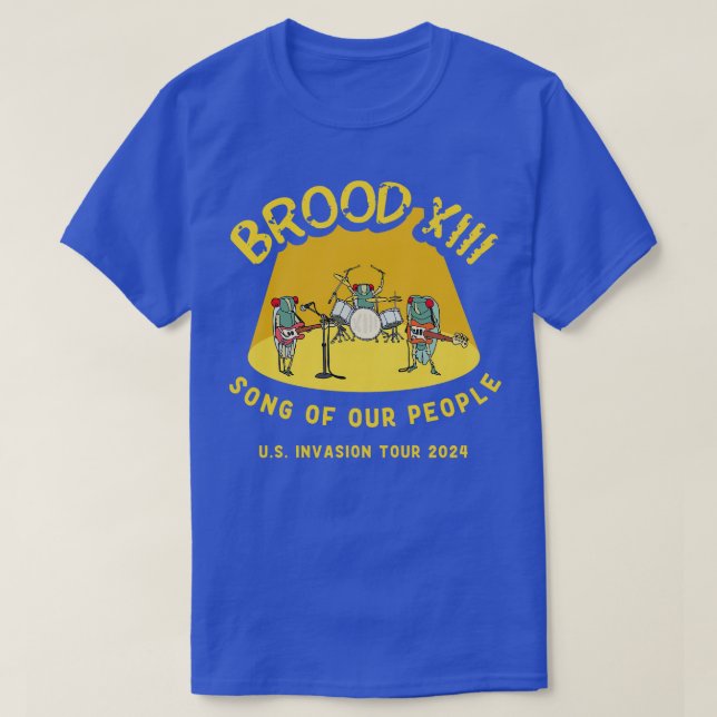 Cicada Brood XIII Cicada Sång 1 T Shirt (Design framsida)