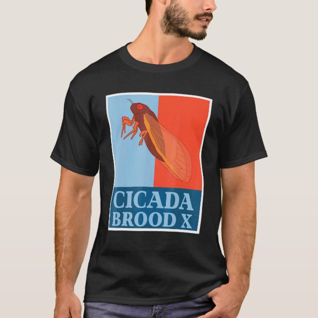 Cicada Brood Year 0 Magicada Persistsistated Maryl T Shirt (Framsida)