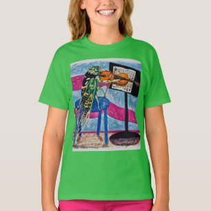 Cicada Cassandra spelar 🎻 violin T Shirt